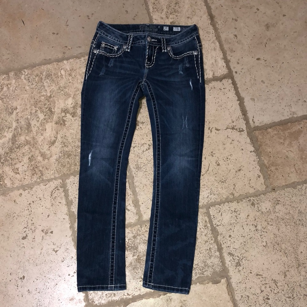 Miss Me Jeans Mid-Rise Slim Boot size 25